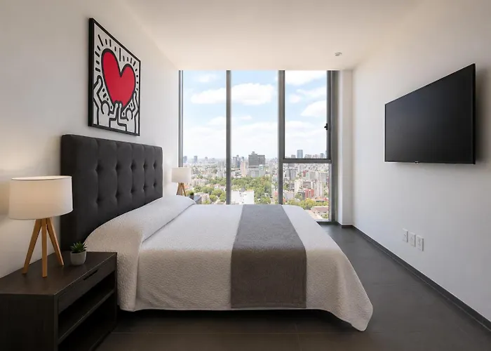 Stunning Polanco Ph Views, High Speed Wifi Apartment Mexico City